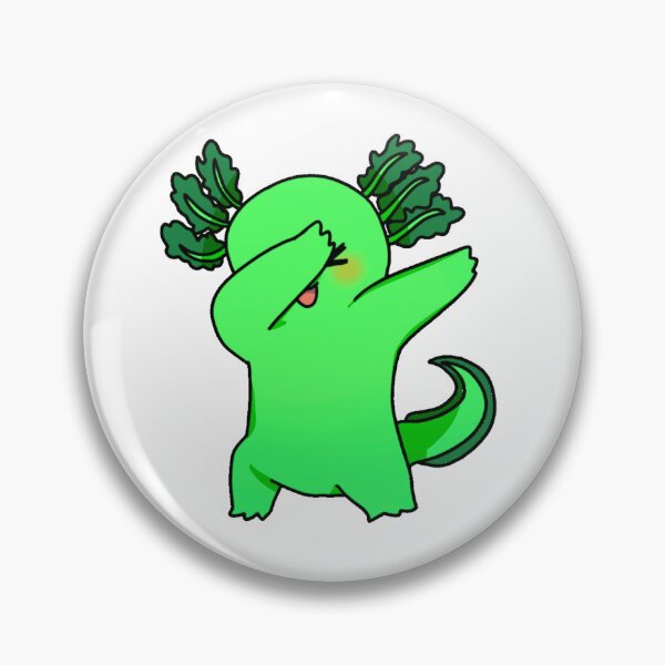 Item preview, GFP axolotl Dab (chibi) designed and sold by Spherical Effects Shop.