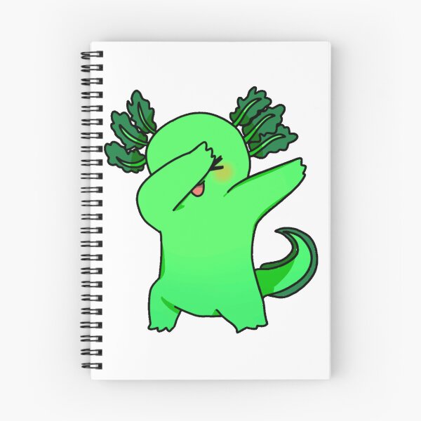 Item preview, GFP axolotl Dab (chibi) designed and sold by Spherical Effects Shop.