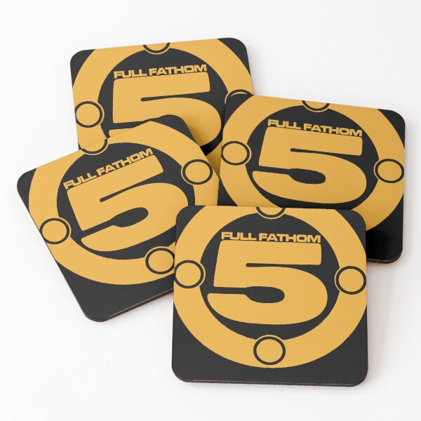 Item preview, Full Fathom 5 Circle Logo in Yellow designed and sold by ivinfarris.
