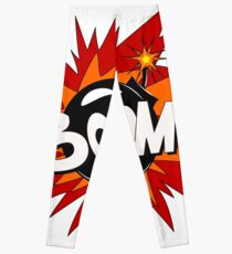 Funny Comic book word Leggings