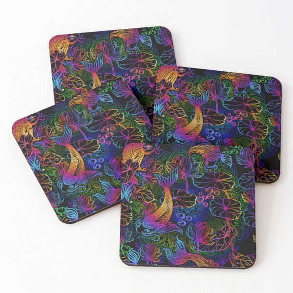 Item preview, Tie Dye fish Coi Skip the Straw Save vsco Aesthetic Pattern designed and sold by Spaceshipsells.