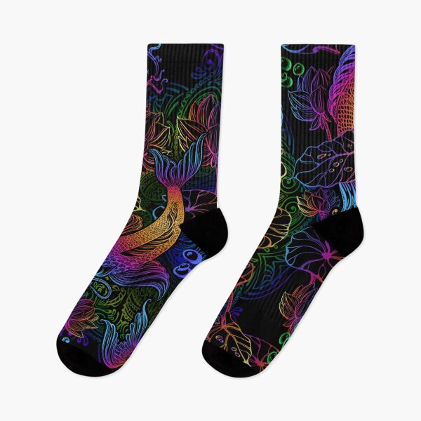 Item preview, Tie Dye fish Coi Skip the Straw Save vsco Aesthetic Pattern designed and sold by Spaceshipsells.