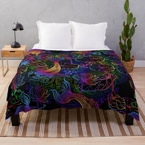 Item preview, Tie Dye fish Coi Skip the Straw Save vsco Aesthetic Pattern designed and sold by Spaceshipsells.