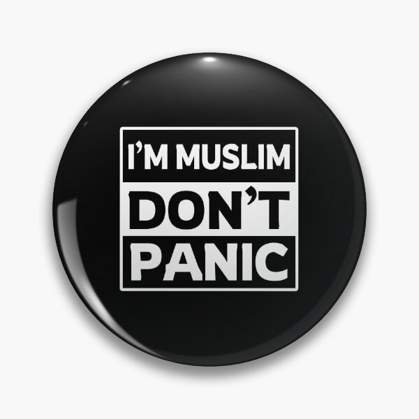 Item preview, im muslim dont panic - islamic art quotes 4 designed and sold by EfenDesign.