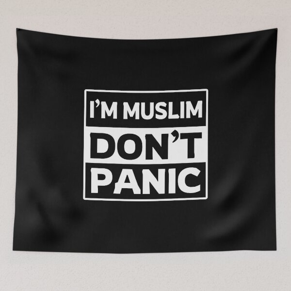 Item preview, im muslim dont panic - islamic art quotes 4 designed and sold by EfenDesign.