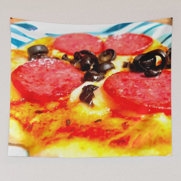 Item preview, HAM BLACK OLIVES CHEESE PIZZA designed and sold by ArredondoPrime.