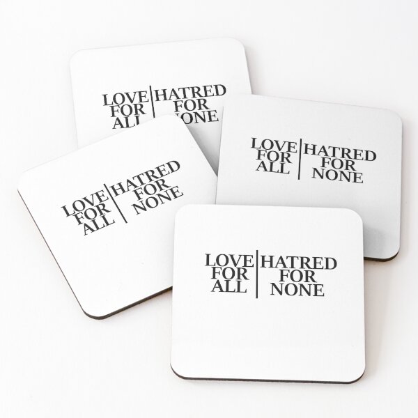 Item preview, LOVE FOR ALL HATRED FOR NONE Khalifatul Masih III quote designed and sold by rodentpad.