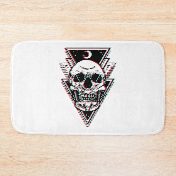Item preview, Music Vintage Retro Geometric Celestial Glitch Skull Love You Fans designed and sold by JimmieLang.