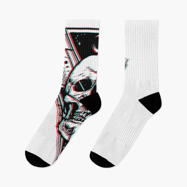 Aperçu de l'œuvre Musique Vintage Rétro Géométrique Céleste Glitch Skull Love You Fans créée et vendue par JimmieLang.