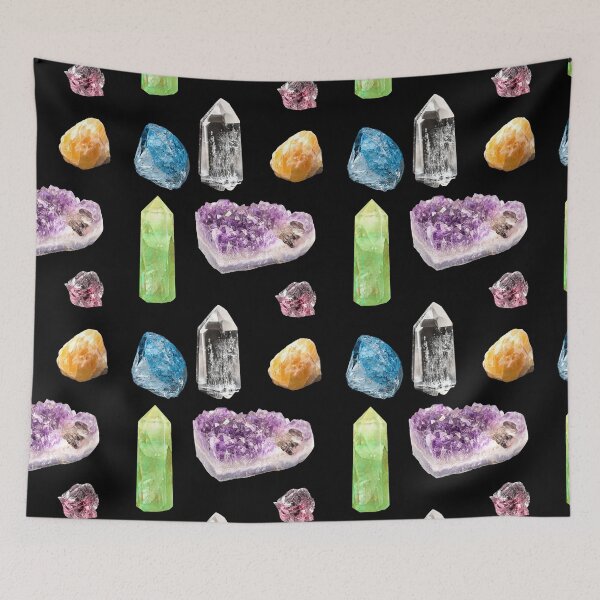 Item preview, Crystals and Gemstones Sticker Pack, Colorful Gems, Healing Stones designed and sold by Black11Flamingo.