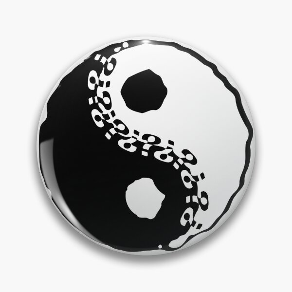 Item preview, Funny Wavy Ying Yang Feng Shui Yin Yang designed and sold by Minnesnowta.