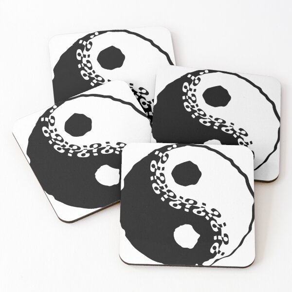 Item preview, Funny Wavy Ying Yang Feng Shui Yin Yang designed and sold by Minnesnowta.