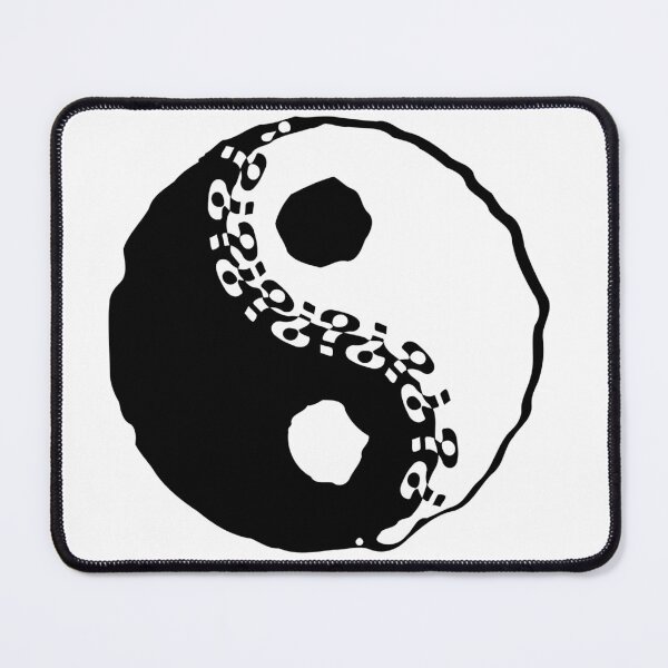 Item preview, Funny Wavy Ying Yang Feng Shui Yin Yang designed and sold by Minnesnowta.