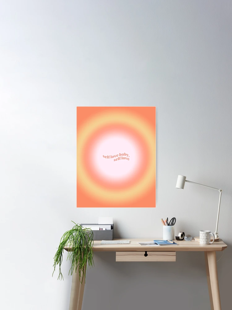 Love Aesthetic Aura Poster, Astratti e illustrazioni