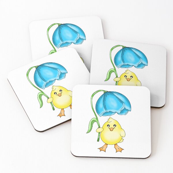 Item preview, Duck Under Blue Flower  designed and sold by missmann.