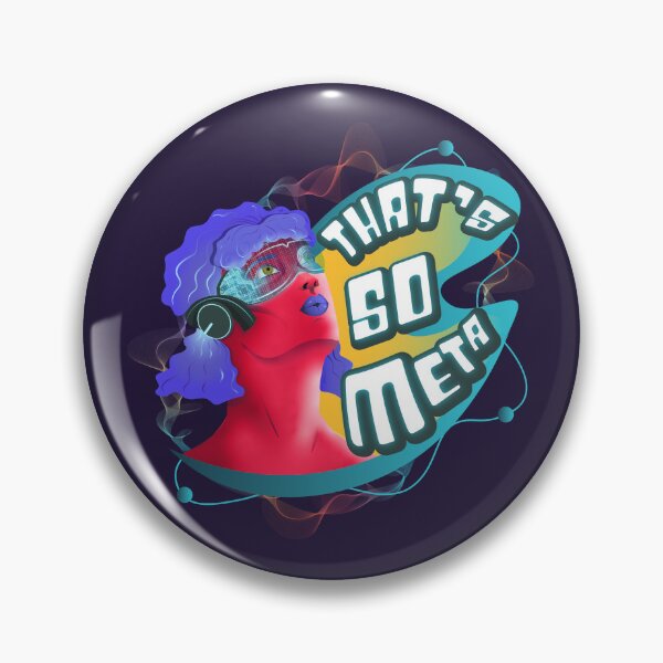 Item preview, That's so Meta(verse) Retro-Futurism Virtual Reality Design designed and sold by Digi-Drifterz.