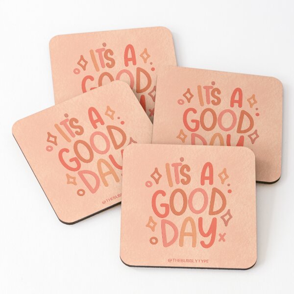 Item preview, It's A Good Day! - Positive Quote ORANGE designed and sold by TheBubblyType.