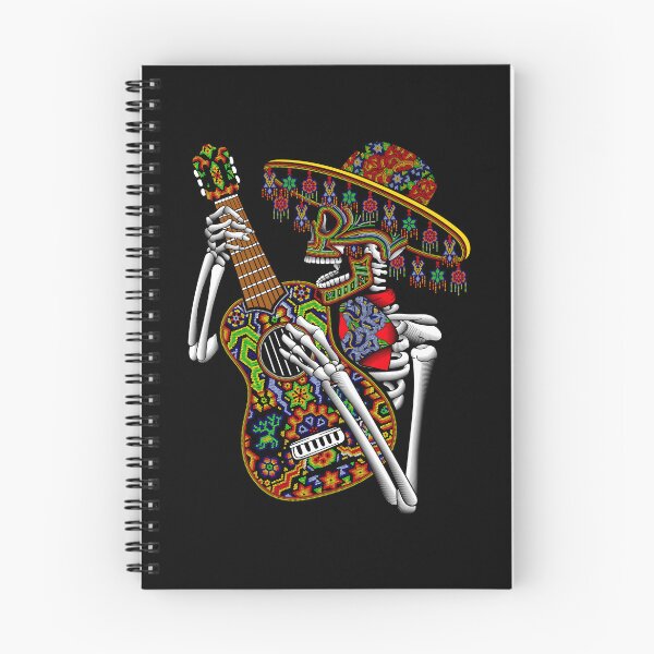 Item preview, mexican skull guitar designed and sold by cat poe.