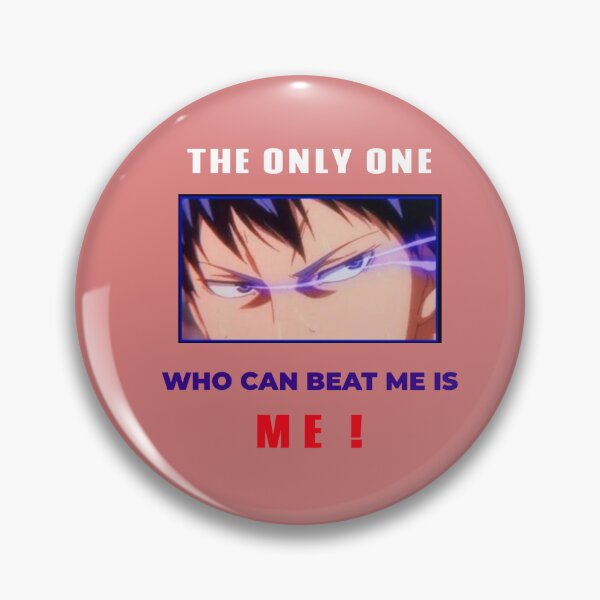 Item preview, - Aomine Daiki ( Kuroko no Basket ) :   The only one who can beat me, is me! designed and sold by Nana's Shop.