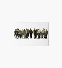 The Walking Dead Cast Art Board Print