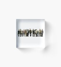 Die Walking Dead Besetzung Acrylblock