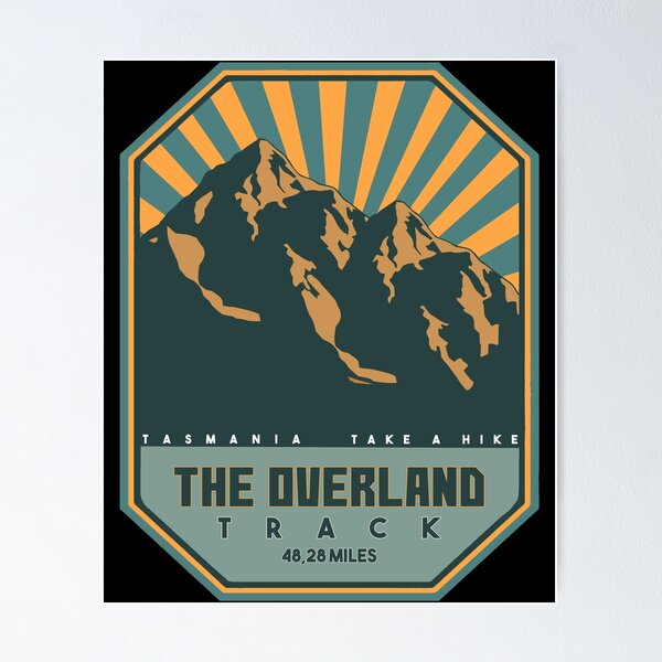 Item preview, The Overland Track Trail Tasmania Hiking Trail designed and sold by Friday NightCo.