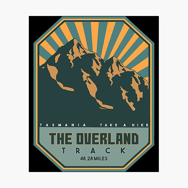 Item preview, The Overland Track Trail Tasmania Hiking Trail designed and sold by Friday NightCo.