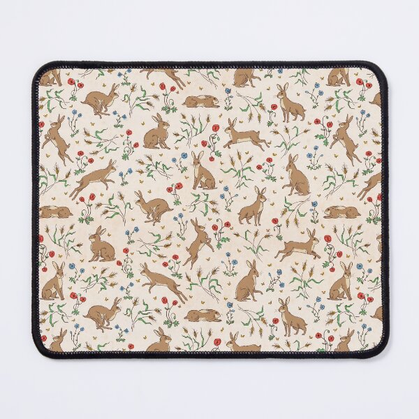 Item preview, Hares and flowers — wheat designed and sold by tanaudel.
