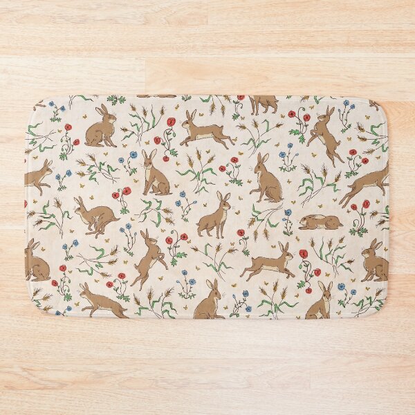 Item preview, Hares and flowers — wheat designed and sold by tanaudel.