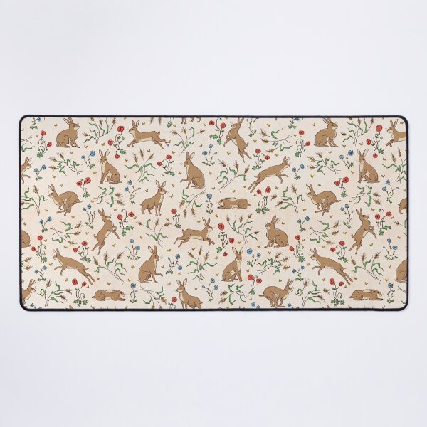 Item preview, Hares and flowers — wheat designed and sold by tanaudel.