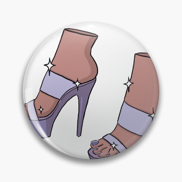 Item preview, 2000's Sparkly Purple Heels designed and sold by UrGothMumsArt.