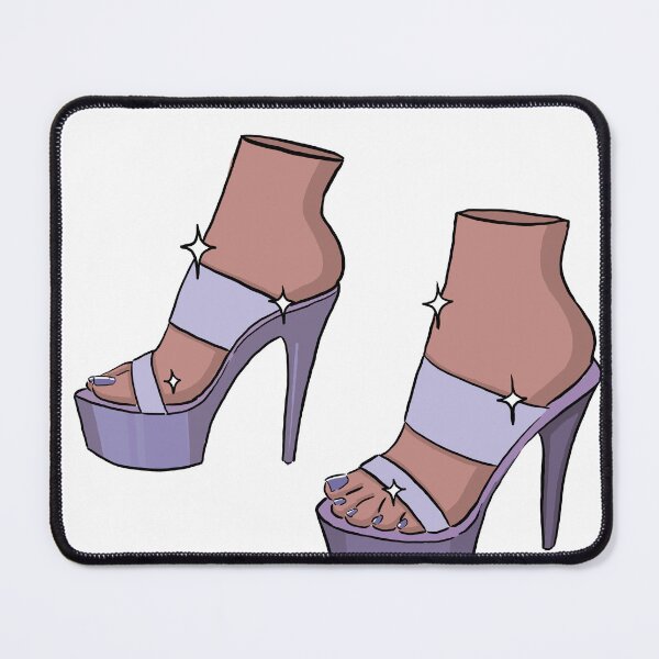Item preview, 2000's Sparkly Purple Heels designed and sold by UrGothMumsArt.