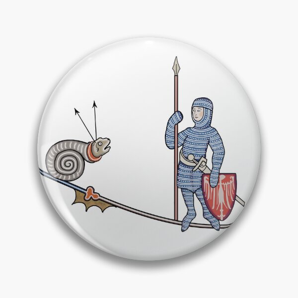Item preview, Medieval Snail vs armed Knight. 1302 designed and sold by ebrawne.