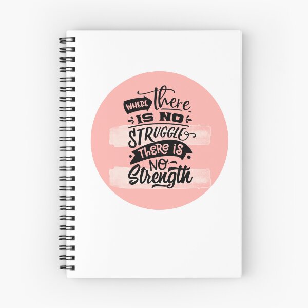 Item preview, Where there is no struggle there is no strength typography designed and sold by happyandbubbly.