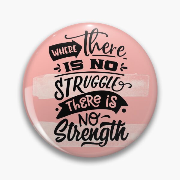Item preview, Where there is no struggle there is no strength typography designed and sold by happyandbubbly.