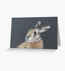 the hares stare Greeting Card