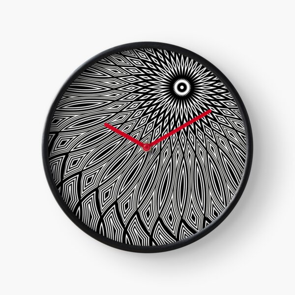 mandala - one o'clock Clock