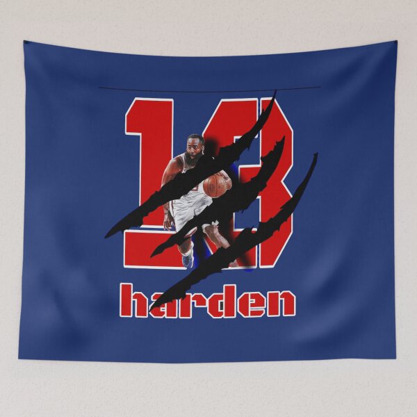 Item preview, James harden sixers basketball player 13    designed and sold by SportsArtbyEnot.