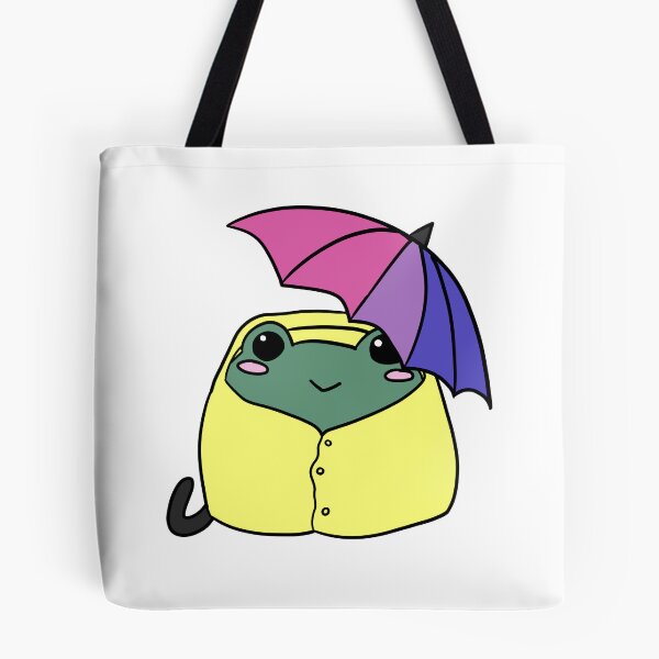Item preview, Bisexual Pride Rainy Day Frog designed and sold by WrenFair.