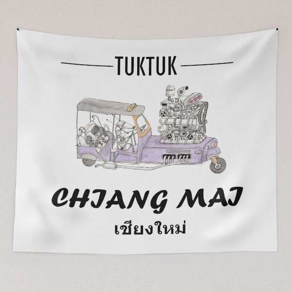 Item preview, Chiang Mai Thailand TukTuk designed and sold by nickjones81.