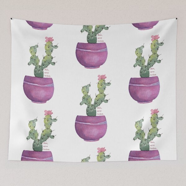 Aperçu de l'œuvre Conception de cactus pliée jamais cassée créée et vendue par hopescoliosis.