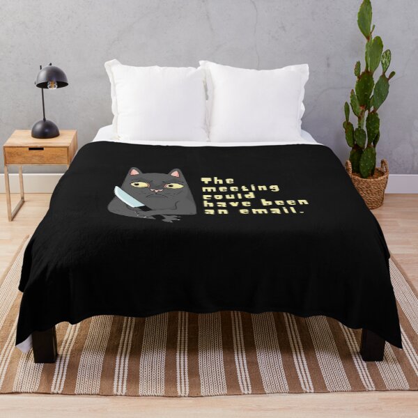 Item preview, This Meeting Could Have Been An Email-Funny Work-Sarcastic Work-Funny Cat-Working Cat-cat lover designed and sold by SighFly52.