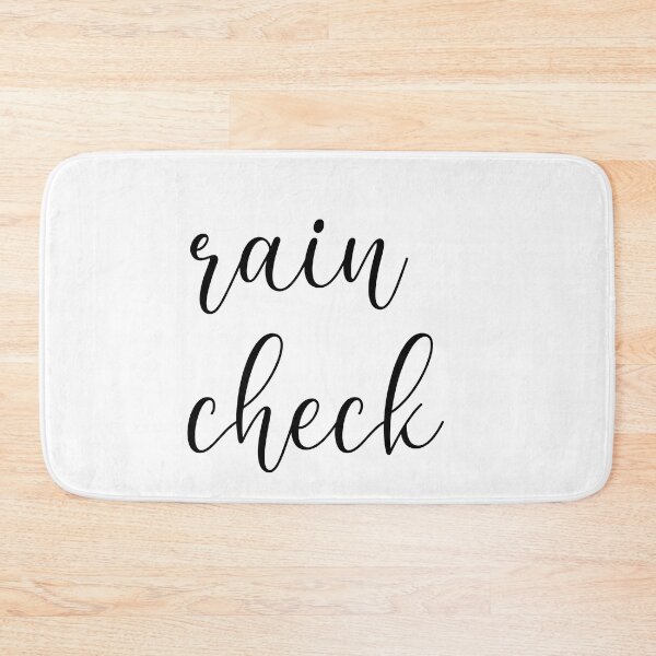 Item preview, rain check designed and sold by safiaraoof.