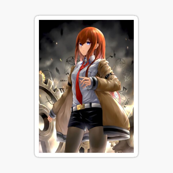 Kurisu Makise Amadeus Steins Gate Sticker For Sale By Patrick23zx Redbubble