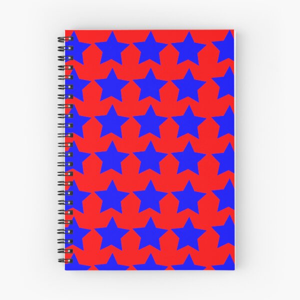 Item preview, Red with blue stars: decor, accent piece, gift idea, home, office, work place, cubicle, any occasion, no occasion designed and sold by Becky Hunter.
