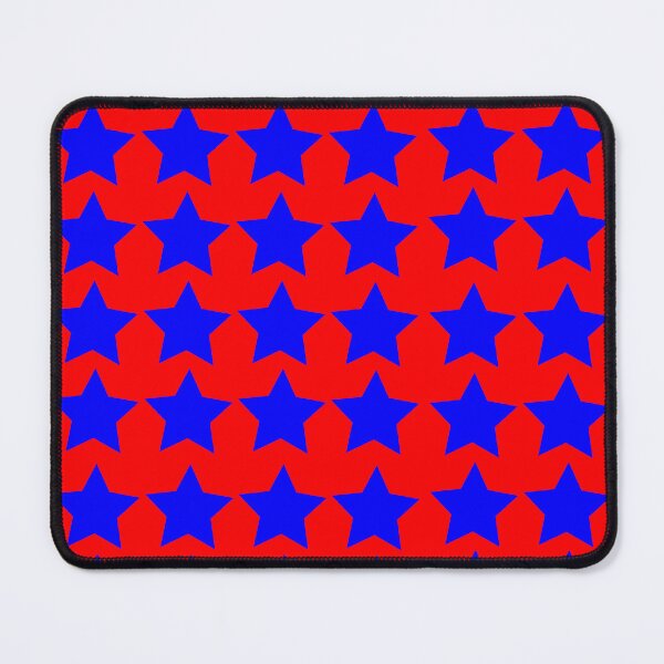 Item preview, Red with blue stars: decor, accent piece, gift idea, home, office, work place, cubicle, any occasion, no occasion designed and sold by Becky Hunter.