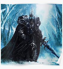 Der Lichkönig in Eiskrone Poster