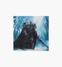 The Lich King in Icecrown Art Board