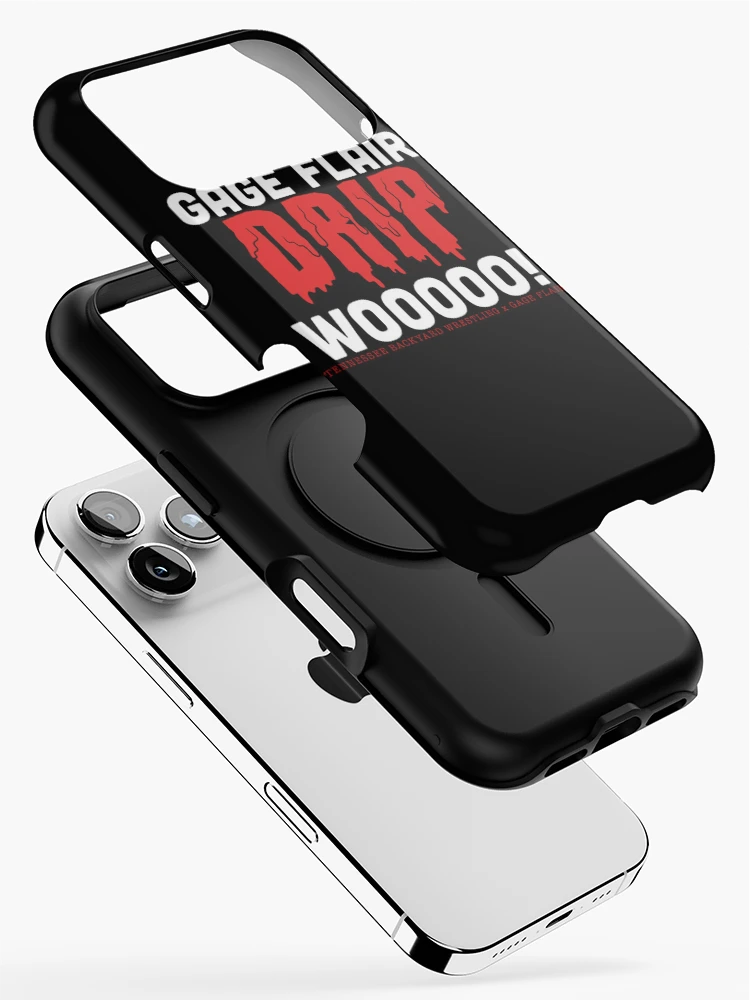Thumbnail 2 of 4, iPhone Case, Gage Flair Drip WOOOOO! Merchandise designed and sold by Tennessee Backyard Wrestling.
