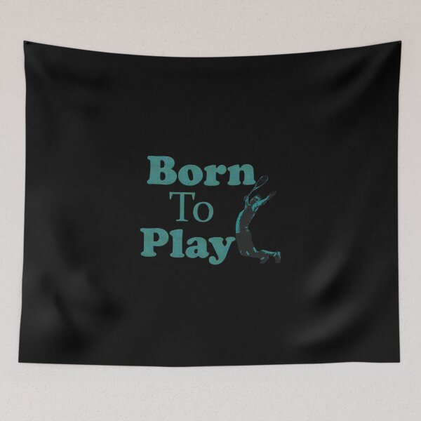 Item preview, Born To Play Tennis Sticker designed and sold by ethenfran6.